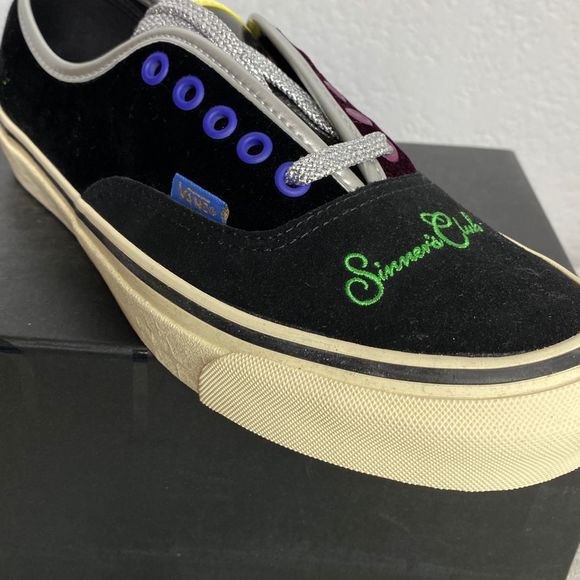Vans Og Authentic LX Sinner’s Club Sneaker Shoes Sz 8.5 Mens New - Picture 12 of 12